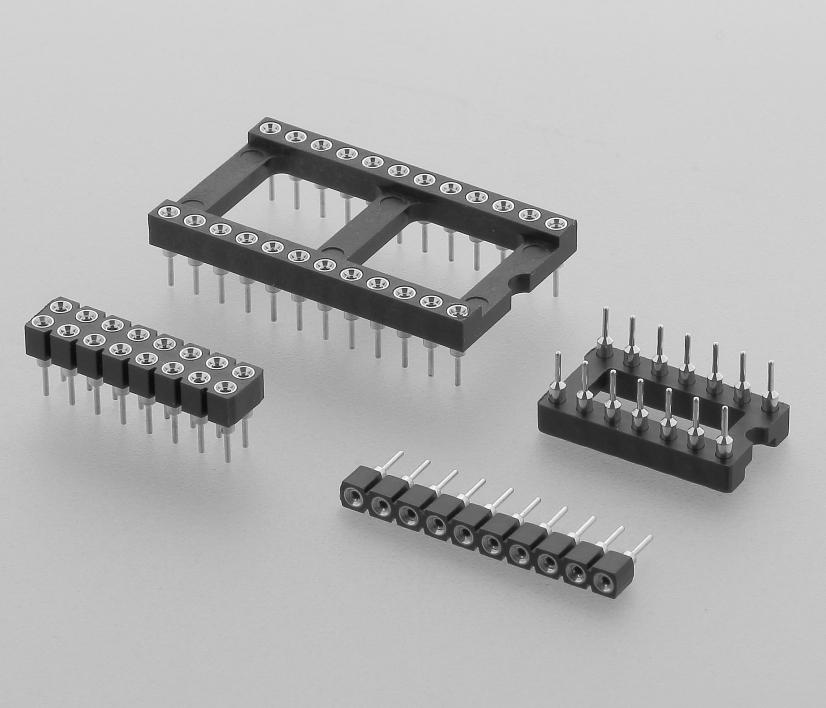 W+P PRODUCTS GmbH-169-20-3-50-00 Steckverbinder, Buchsen Conn IC Socket SKT 20 POS 2.54mm Solder ST Thru-Hole