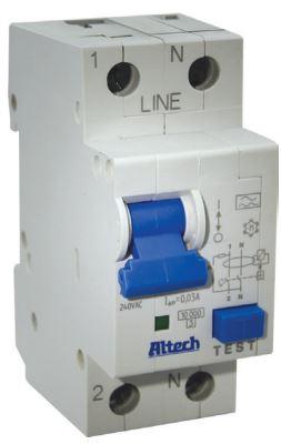 Altech Corporation-GF225030 断路器 Circuit Breaker Ground Fault Sensing 1Pole 25A 277VAC