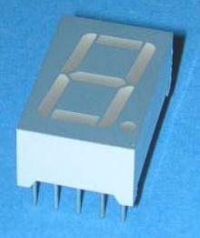 Everlight Electronics-S511SURWA/S530-A2 Écrans DEL segmentés 0.56 Inch Single Digit Display