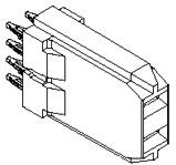 Molex-0740298050 背板连接器 Conn Backplane RCP 3Power POS 4mm Solder ST Thru-Hole VHDM® Tube