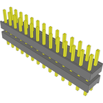 Conn Board Stacker HDR 28 POS 2.54mm Solder ST Top Entry Thru-Hole Bulk