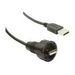Bulgin Components PLC-PXP0020/A/2M00/A USB Kabelbaugruppen Flex USB A to Standard USB A Cable Assembly 2m