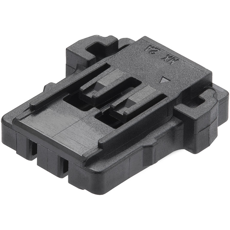 Molex-2053410203 | Pico-Lock 2.0 W/B REC HSG 3P Connector Discrete Wire Housing Conn Housing RCP 3 POS 2mm Crimp ST Cable Mount Black Bag