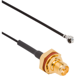 Cable Assembly 1.13mm Cable 0.1m SMA to AMC F-M Bag
