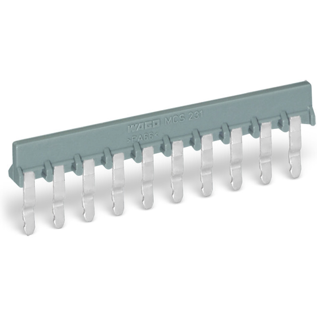 WAGO-231-907 Steckverbinderbrücken und Shunts Conn Jumper Bar M 7 POS 5mm Solder ST Thru-Hole Box