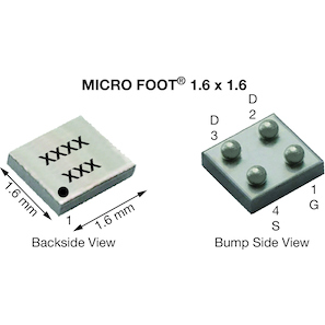 Vishay-SI8481DB-T1-E1 MOSFETs Trans MOSFET P-CH 20V 9.7A 4-Pin Micro Foot T/R