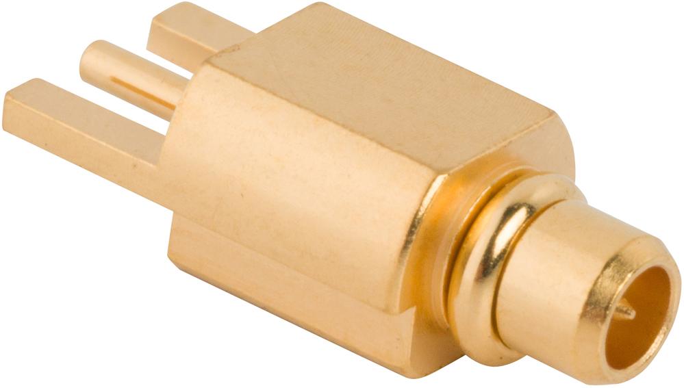 Amphenol RF-908-21100 Conector RF Conn MMCX 0Hz to 6GHz 50Ohm Solder ST Edge Mount PL Gold