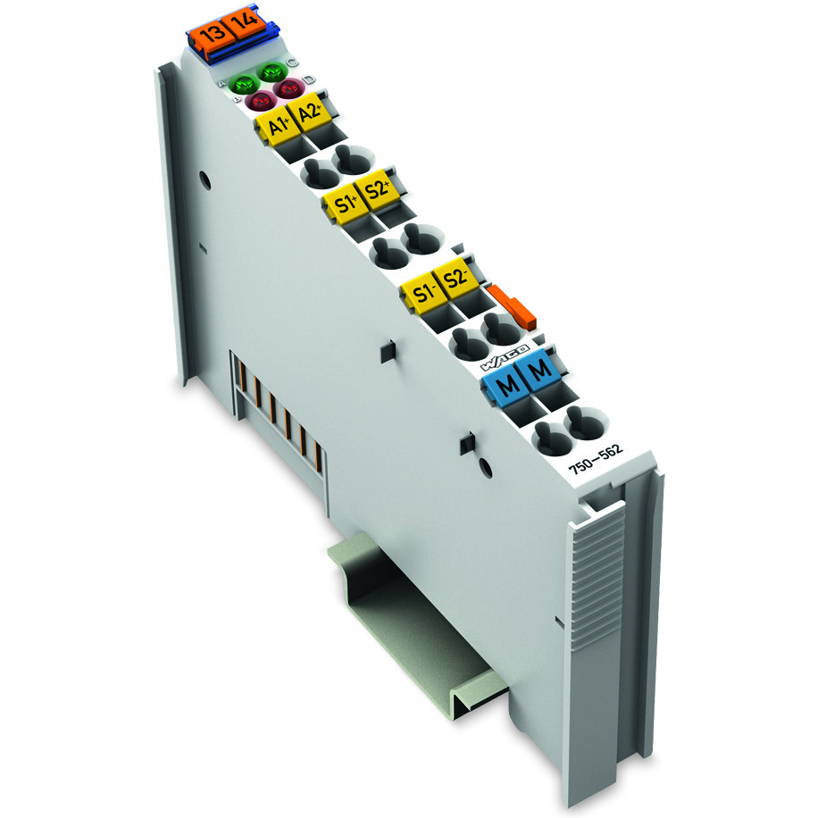 WAGO-750-562 Prodotti vari 2-Channel Analog Output Module, 0 To 10 V / -10To+10 V Dc
