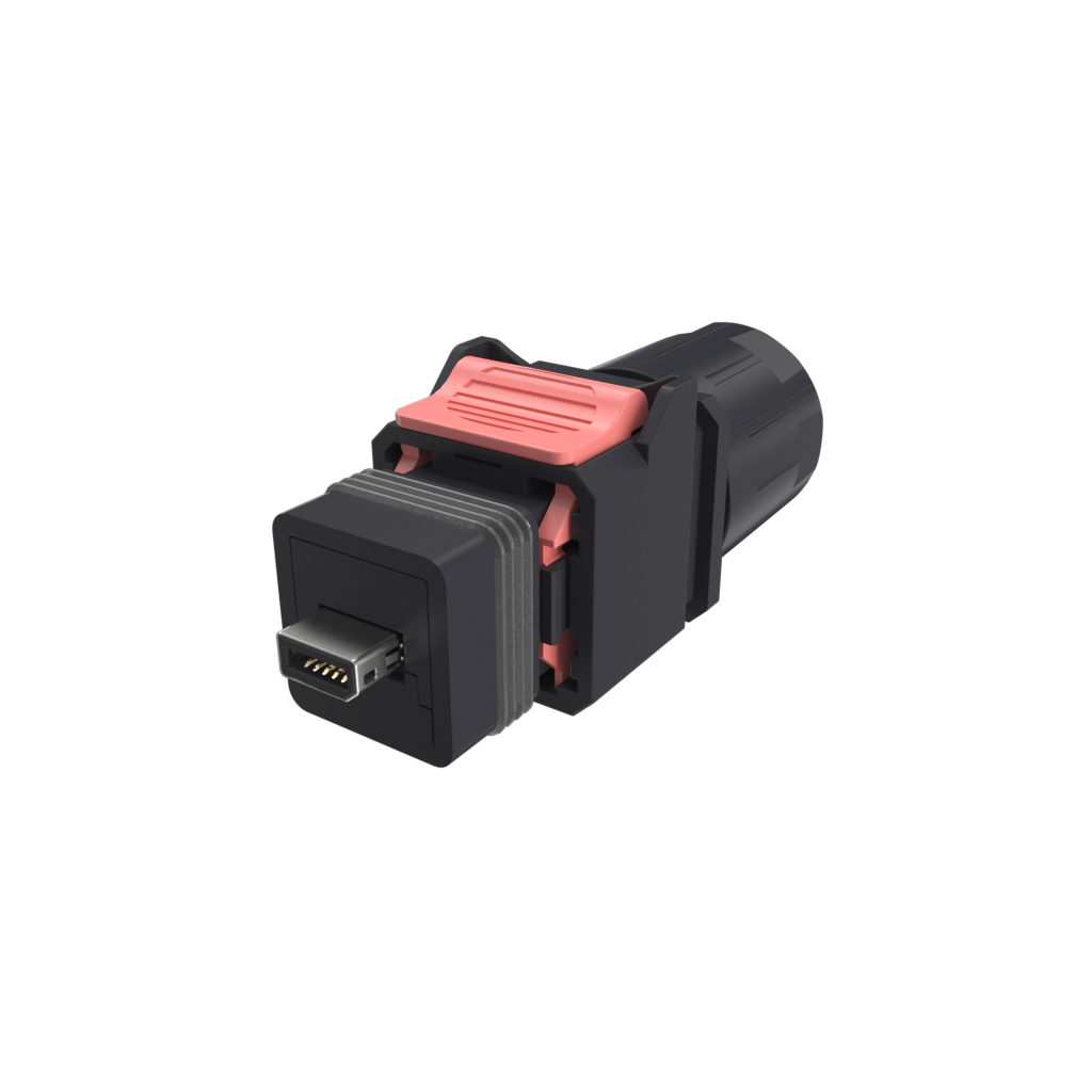 Amphenol-NDHN3H4 Steckverbinder, Telefon und Telekommunikation Conn IX Industrial PL 10 POS IDT ST Cable Mount 10 Terminal 1 Port Cat 6a Bulk