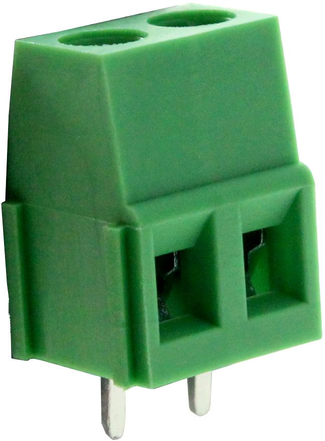 CamdenBoss Ltd-CTB0102/2 Steckverbinder, Klemmenblöcke Conn Terminal Block 2 POS 5mm Solder ST Thru-Hole 10A