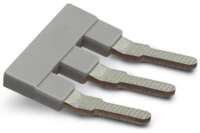PHOENIX CONTACT-EB 3-10 连接器配件 Connector Accessories Insertion Bridge Polyamide/Copper Gray