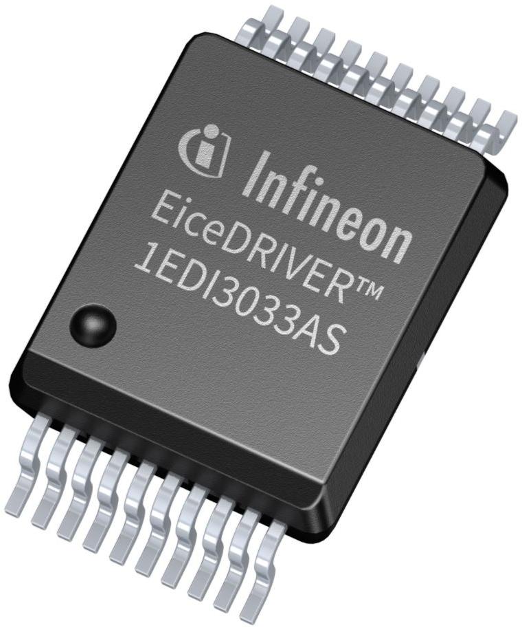 Infineon Technologies AG-1EDI3033ASXUMA1 Pilotes de porte et de puissance Driver 12A 1-OUT High Side Half Brdg Inv/Non-Inv Automotive 20-Pin DSO T/R