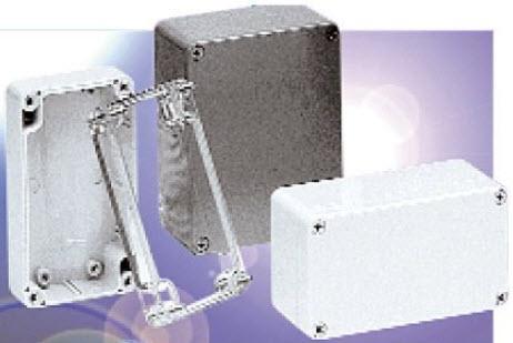 Bud Industries-PN-1323 箱、罩及架 Light Gray Polycarbonate Bracket Mount NEMA 4X Enclosure