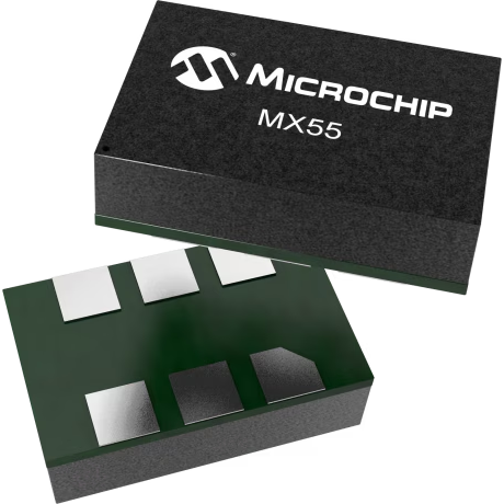 Microchip Technology-MX553ABA106M250 表面贴装晶体振荡器 Oscillator XO 106.25MHz ±50ppm LVPECL 55% 2.5V/3.3V 6-Pin LGA SMD Tube