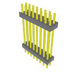 Conn Board Stacker HDR 16 POS 2.54mm Solder ST Top Entry Thru-Hole Bulk