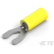 TE Connectivity-52963-2 Steckverbinderanschlüsse Spring Spade Terminal 10-12AWG Brass Yellow 27.94mm Tin Loose