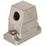 Hood 90° 10B Shell Size Electrical Conductive Die Cast Aluminum Screw Lock Han®