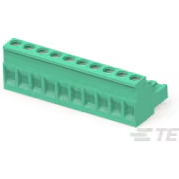 TE Connectivity-1-796634-0 Connector Terminal Blocks Conn Eurostyle Block F 10 POS 5.08mm Screw RA Cable Mount 15A/Contact Box