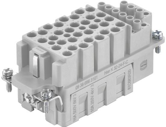 HARTING-09380563101 Raccordement rectangulaire Han K 32-24-F-C