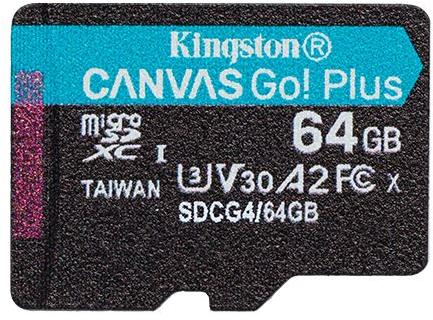 Kingston Technology-SDCG4/64GB Tarjetas Flash Flash Card 64G-byte 3.3V MicroSDXC Card