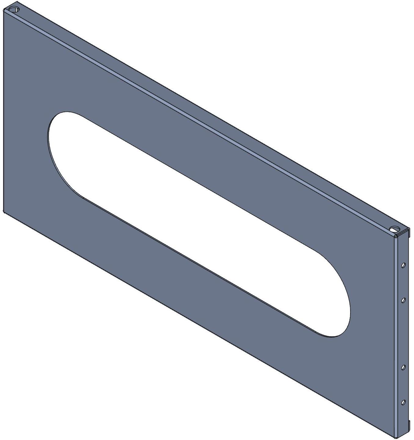Hammond Manufacturing-CCE1985BK1 null Door Adapter Cable Entry Kit, Steel