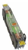 Eaton-RM25060-1CR Accesorios del fusible Fuse Block 60A 250VAC DIN Rail Solder Lug