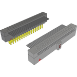 Cable Assembly Flat Ribbon 0.6m 30AWG IDC Connector to 2(IDC Connector) 34 to 34 POS M-F/F IDT-IDT/IDT Bulk