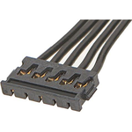Cable Assembly UL 1571 0.3m 28AWG Wire to Board to Wire to Board 5 to 5 POS F-F Crimp-Crimp Pico-EZmate Bag