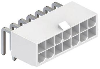 CnC Tech, LLC-4282-1-0200-14-SP Piastre connettori e prese PCB Conn Wire to Board M 14 POS 4.2mm Solder RA Side Entry Thru-Hole Tray