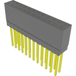 Conn Elevated Socket SKT 24 POS 2.54mm Solder ST Top Entry Thru-Hole Tube