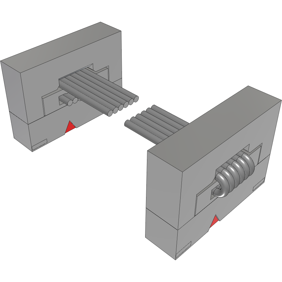 Samtec-FFSD-03-D-03.00-01-F-SR Flachband Kabelbaugruppen Flat IDC Cable Assembly