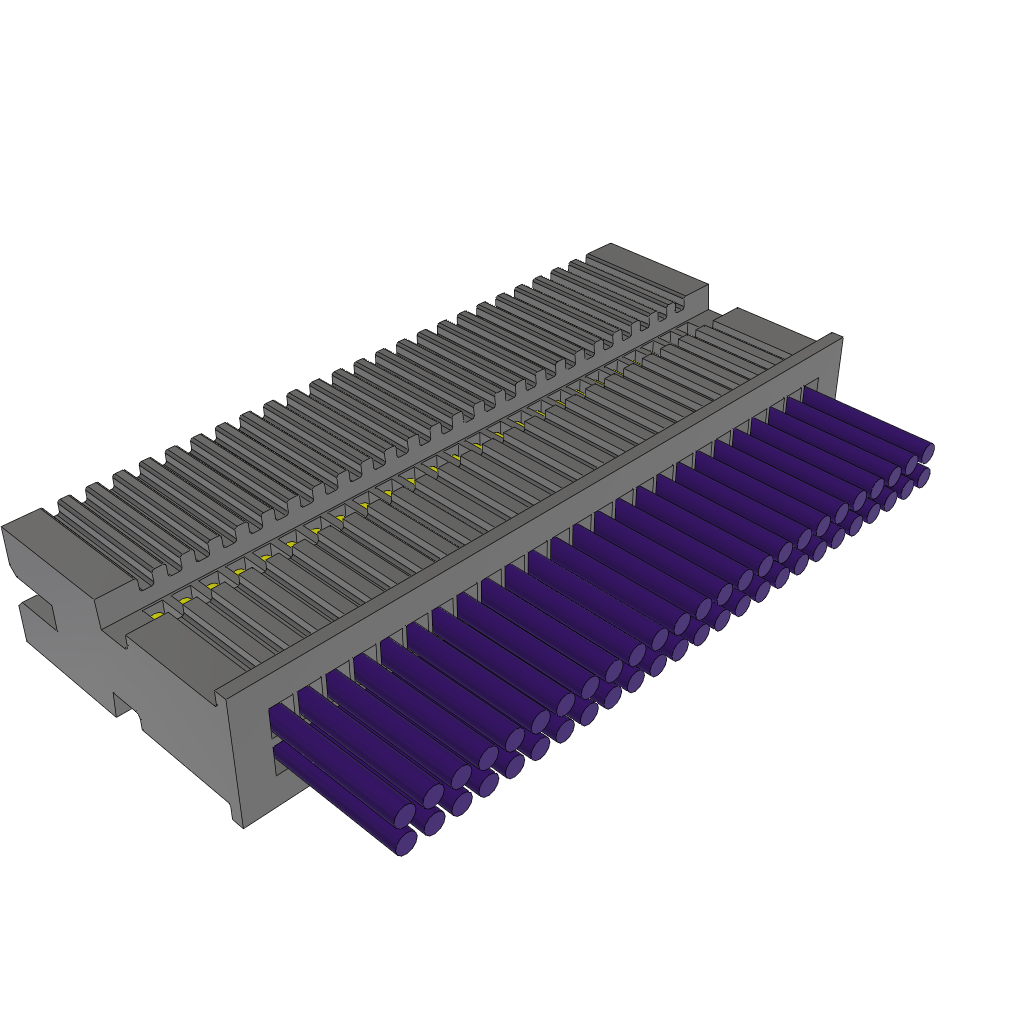 Samtec-TFSD-25-28C-G-18.00-S Andere Kabelbaugruppen Cable Assembly Discrete Wire 0.457m 28AWG Terminal Strip 50 POS HDR Crimp Layer