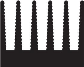 Fischer Elektronik-SK 434 75 SA Kühlkörper Heat Sink Passive Extruded Panel Mount Black Anodized