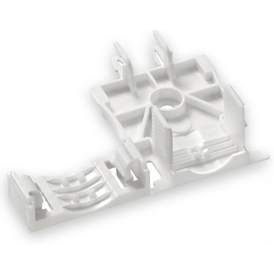 WAGO-294-363 Steckverbinderzubehör Connector Accessories Strain Relief Plate Straight Polycarbonate White Box