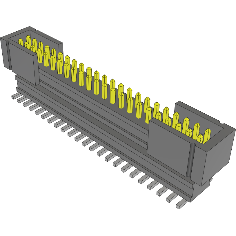 Samtec-FW-23-03-L-D-250-075-ES Steckverbinderleisten und Leiterplattenbuchsen Conn Board Stacker HDR 46 POS 1.27mm Solder ST Top Entry SMD TIGER CLAW™ Tube