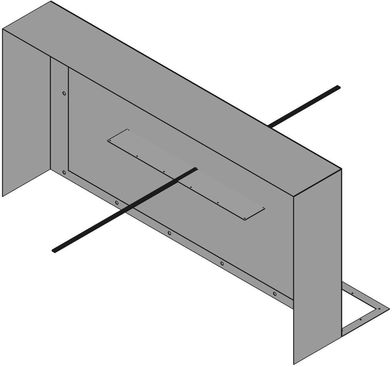 Hammond Manufacturing-HTH127236 Cable Accessories Top Hat Cable Modules