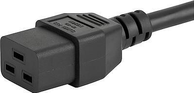 SCHURTER-6009.5195 Cable Assembly AC Power Cable Assembly 2.5m NEMA 5-15 to C19 3 to 3 POS F-M 14AWG