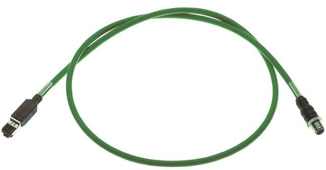 HARTING-09457005051 Andere Kabelbaugruppen Cable Assembly Ethernet 10m 22AWG RJ-45 to M12 Circular 4 to 4 POS M-M