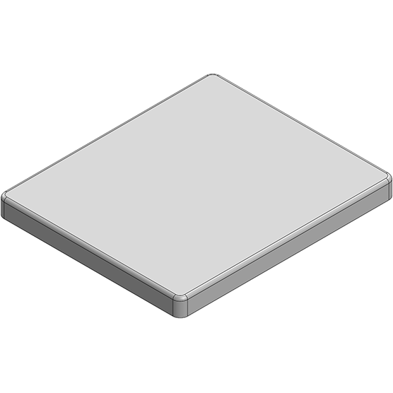 Masach Tech-MS585-10S null 58.5 x 49.7 x 4.7mm One-piece Drawn-Seamless RF Shield/EMI Shield (CRS)