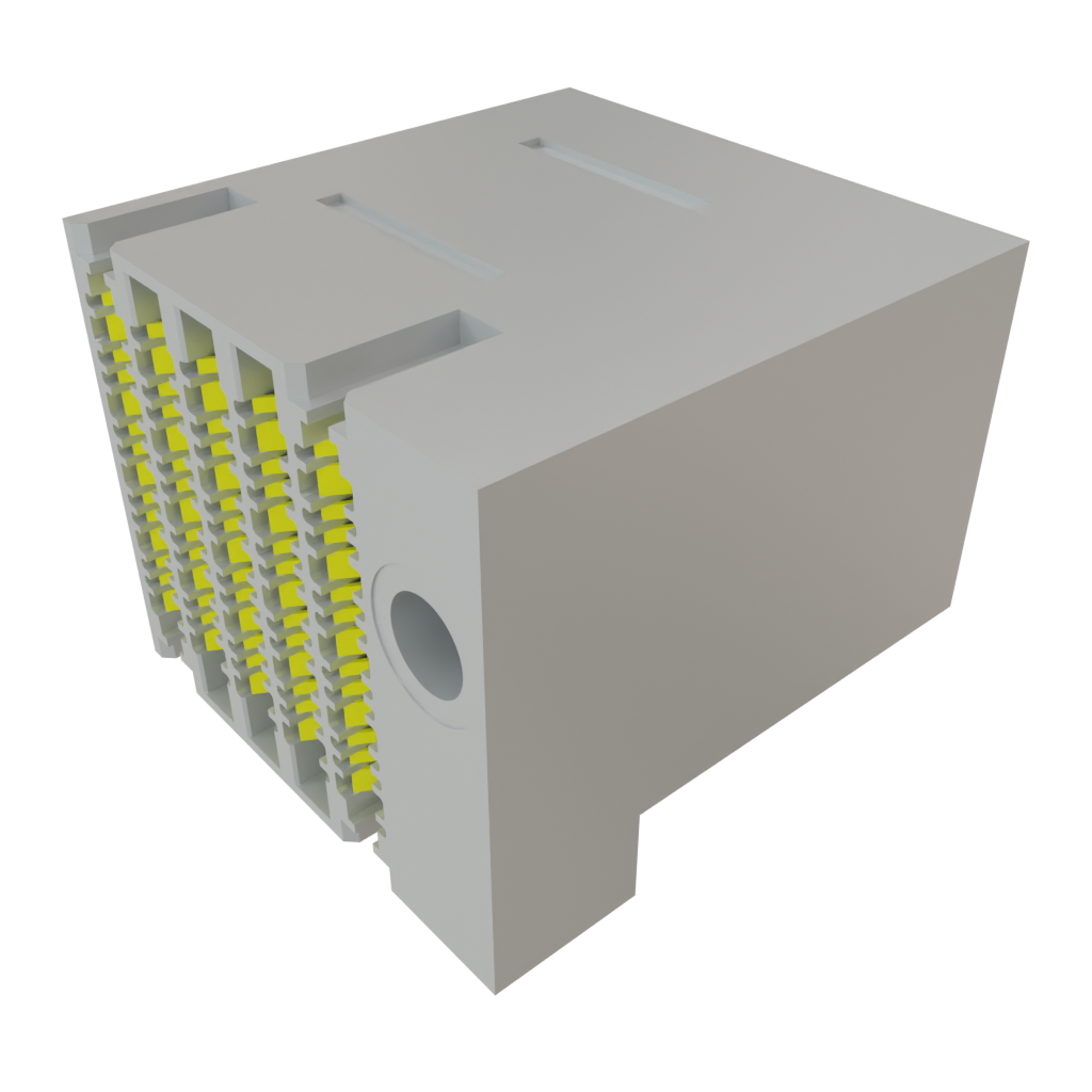 Samtec-EBTF-4-10-2.0-S-RA-1-R Steckverbinder, Mutterplatine Conn Backplane RCP 140 POS 2mm Press Fit RA Thru-Hole ExaMAX® Tray