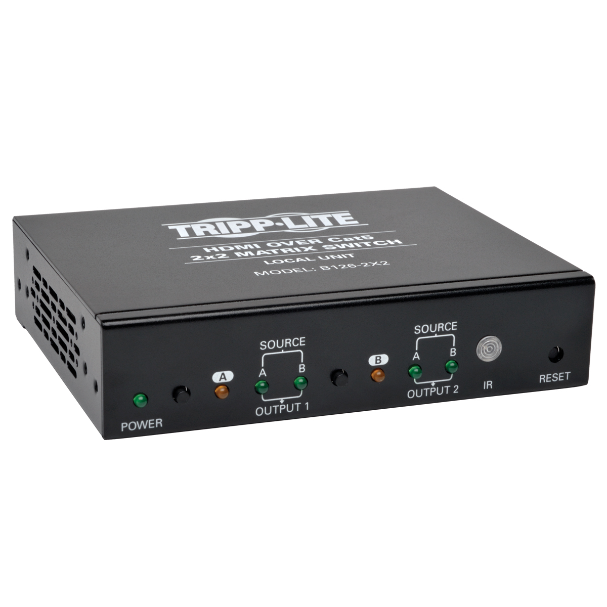 Eaton-B126-2X2 Comunicación, misceláneas HDMI over Cat5/6 Matrix Splitter Switch