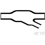 TE Connectivity-362A014-100/86-0 Thermo-rétraction Heat Shrink Transition Y Style