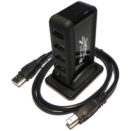 Pi Supply-7 Port Powered USB Hub with 5v 2A Power Supply - EU | PIS-0142 Hubs and Switches Hub 7 Port USB 1.1/USB 2.0 USB