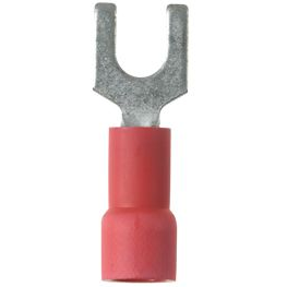 Panduit-PV18-6FX-MY Steckverbinderanschlüsse Terminals FORK 22-18 RED