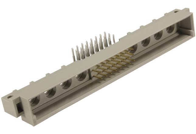 HARTING Technology Group-09031242901 Connector Backplane Conn Shrouded Header M 24 POS 2.54mm Solder RA Thru-Hole