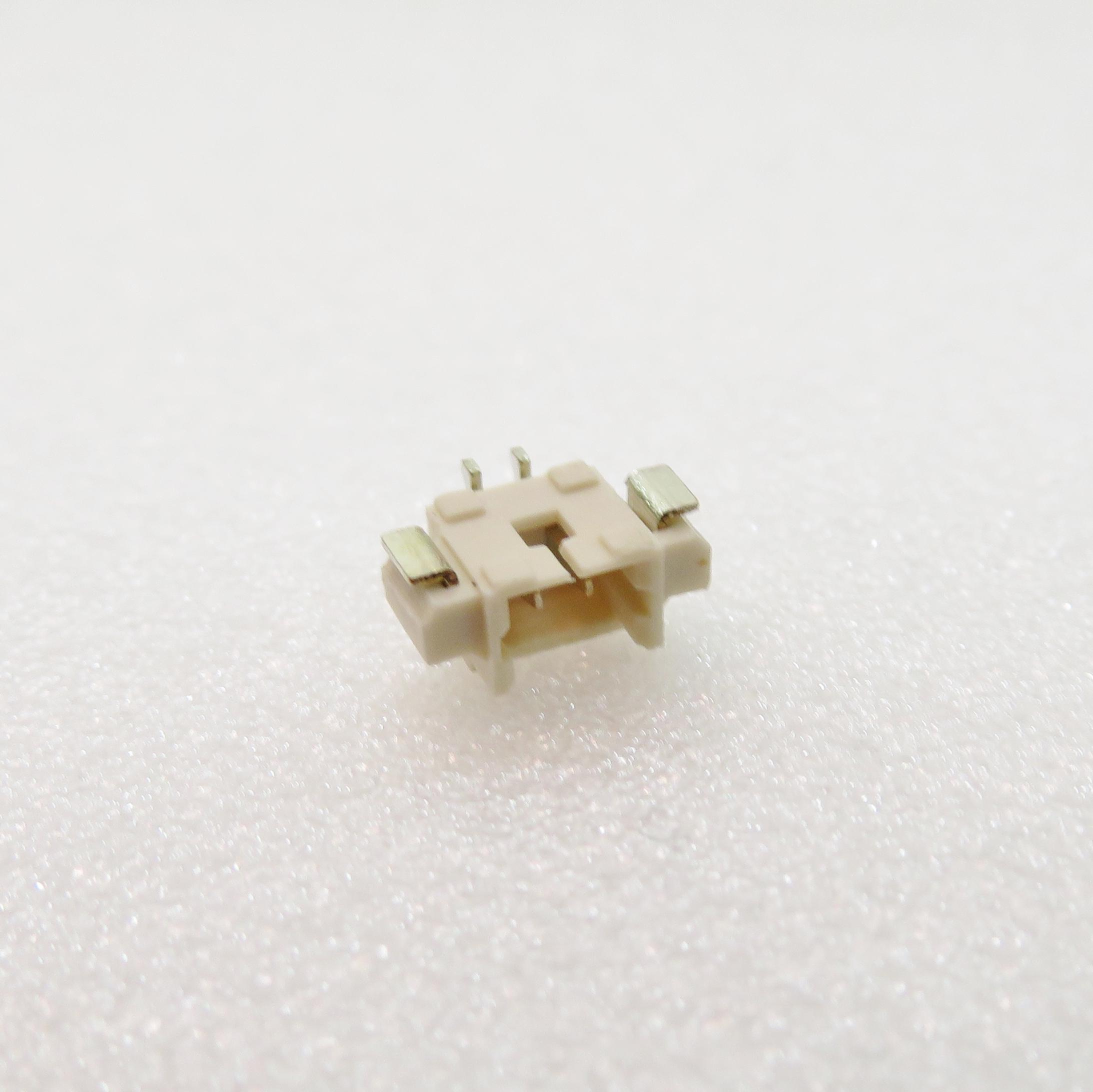 ADAM TECH-125SH-B-02-TR-SMT 连接器插头及 PCB 插座 Conn Shrouded Header (4 Sides) M 2 POS 1.25mm Solder RA Side Entry SMD