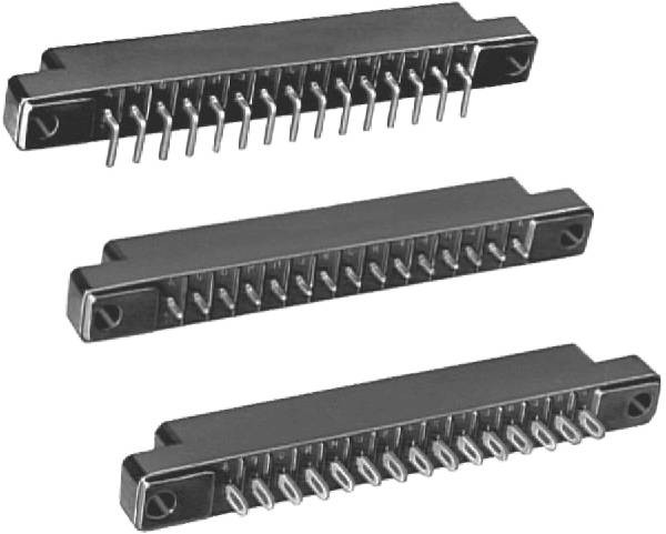 Vishay-EBT156-22D2X 卡边连接器 Conn Card Edge SKT 22 POS 3.96mm Solder ST Thru-Hole