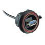 Bulgin Components PLC-PX0460/A Andere Kabelbaugruppen USB 3.0 Sealed A Socket to 10 Way Crimp
