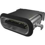 Amphenol Communications Solutions-10164986-00011LF Connector USB Conn USB 3.2 Type C RCP 24 POS 0.5mm/0.4mm Solder RA SMD/Thru-Hole 24 Terminal 1 Port T/R