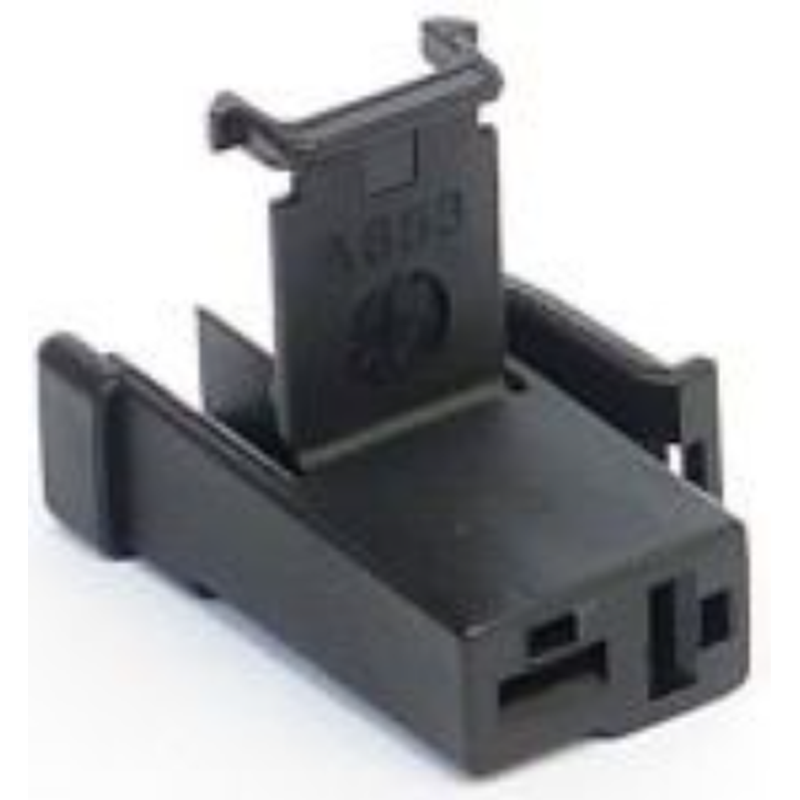 Delphi-15493098 分立接线罩连接器 Conn Housing F 2 POS 4.6mm Crimp ST Cable Mount Black